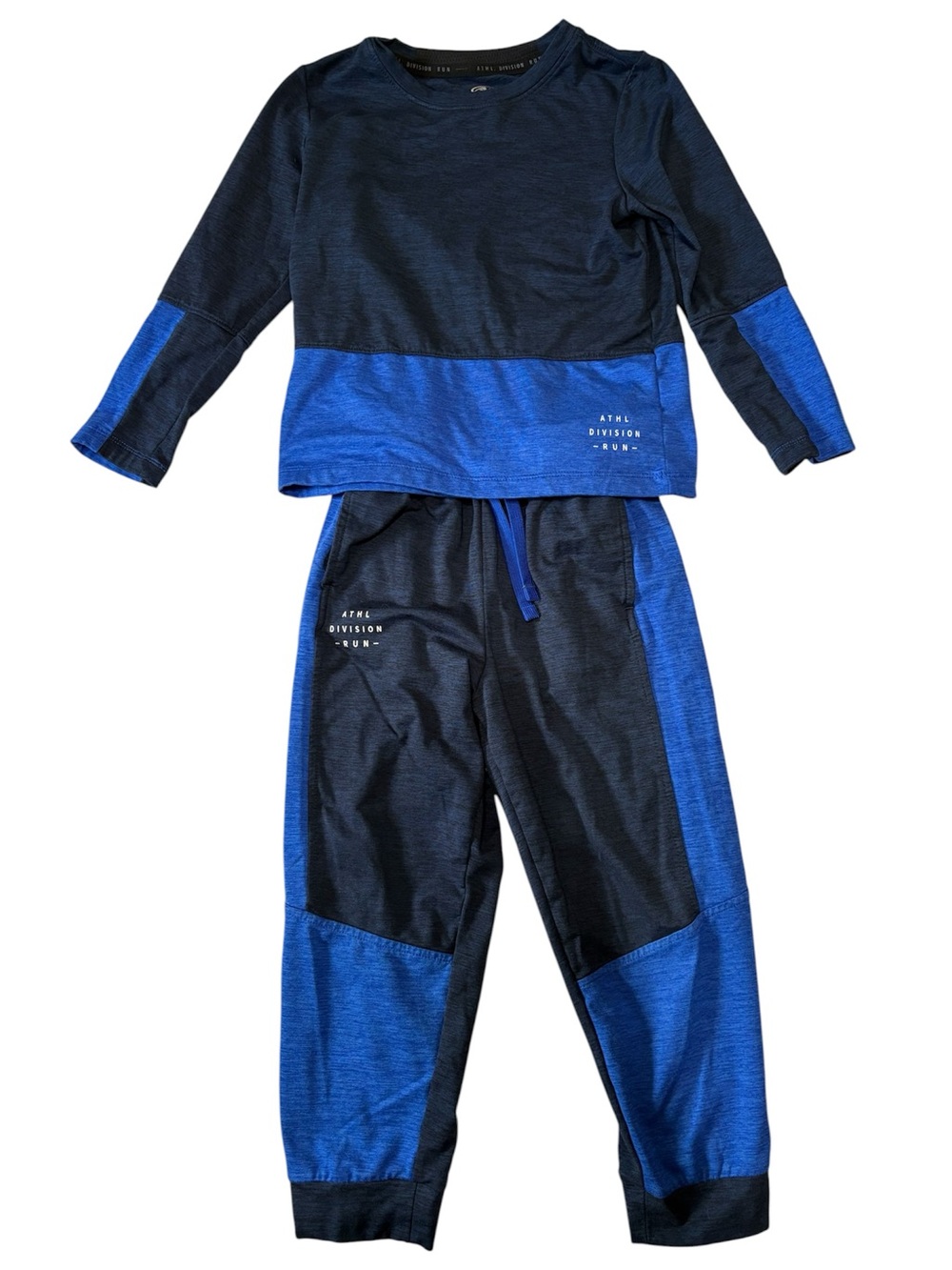 Athletic Works Navy and Royal Blue Two-Piece Set